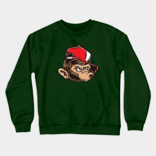 DOPE AWESOME MONKEY MERCH Crewneck Sweatshirt